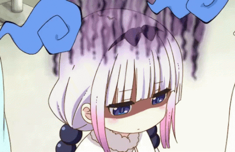 Anime Sad Moody Loli Dragon GIF
