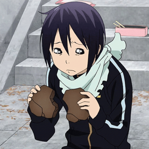Anime Sad Teary Eyed Yato GIF