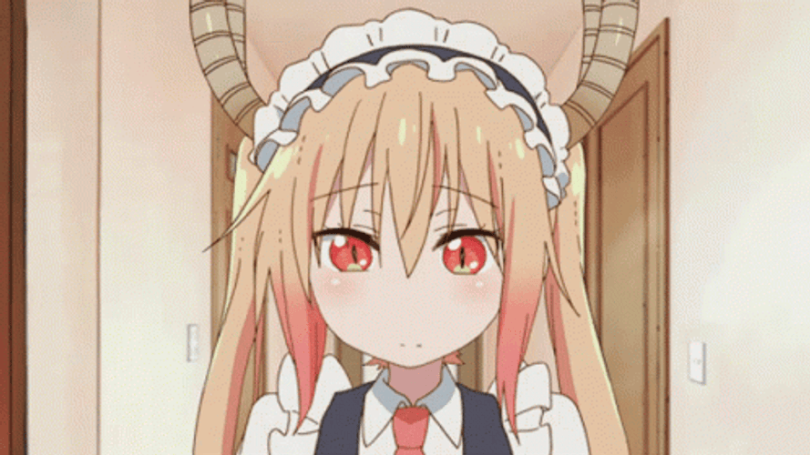 Anime Sad Tohru Kobayashi GIF
