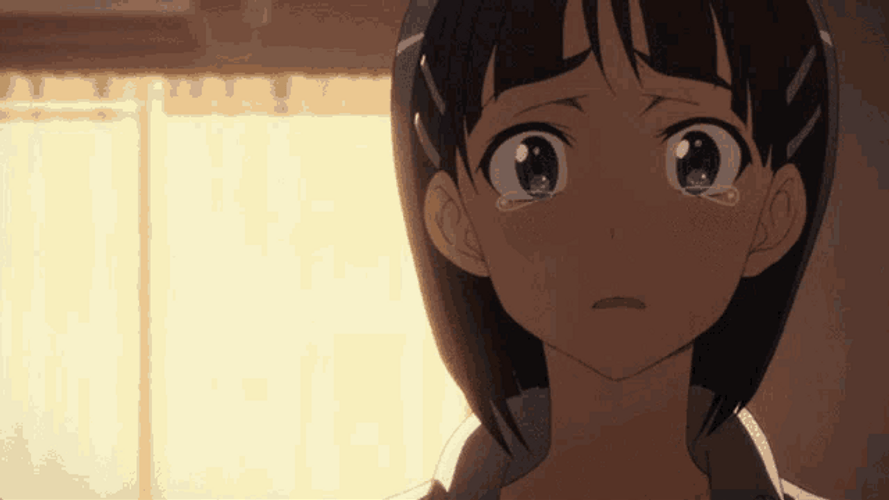 Anime Sad Triste Tears GIF