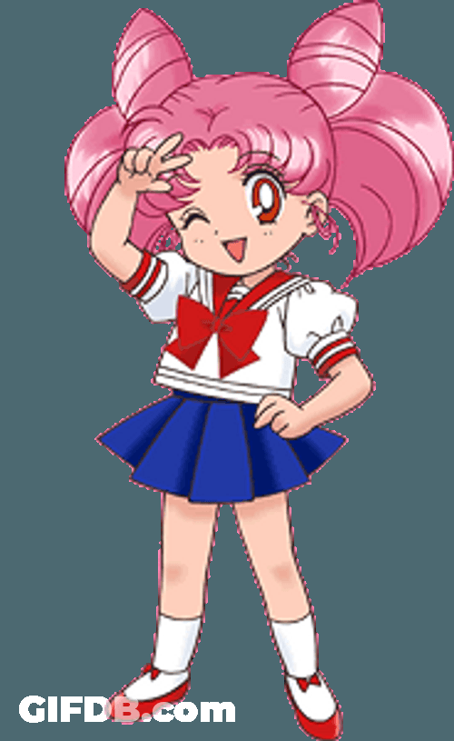 Anime Sailor Moon Chibusa Tsukino Mini Skirt GIF