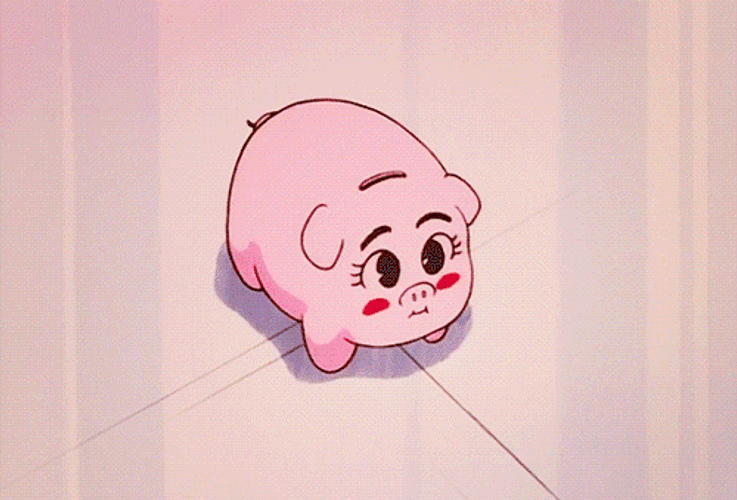 Anime Sailor Moon Excitedly Breaking Piggy Bank GIF