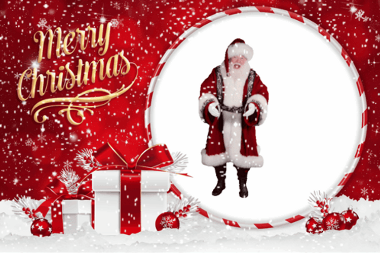 Anime Santa Holiday Merry Christmas GIF