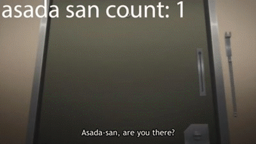 Anime SAO Asada Shino Harassment GIF