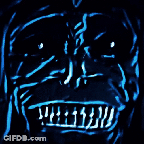 Anime Scary Smile Troll Face GIF