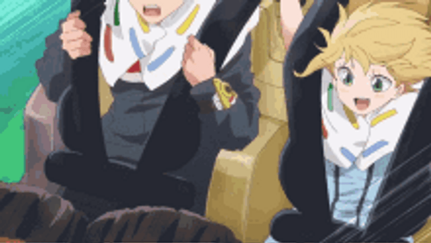Anime Scene Theme Park GIF