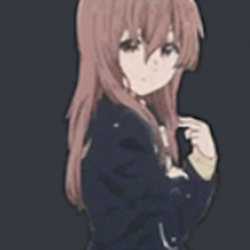 Anime Shouko Nishimiya Disappearing GIF