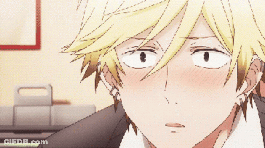 Anime Shy Masahiro Hitorijime My Hero GIF