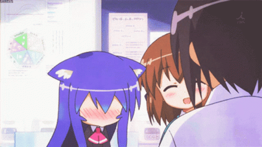 Anime Shy Place To Place Cat Girl GIF