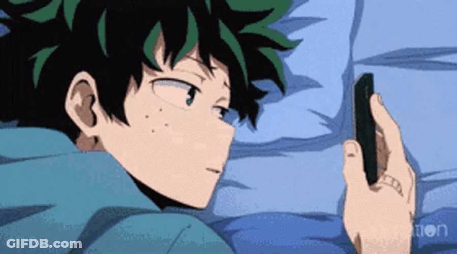 Anime Sleep Izuku Midoriya GIF