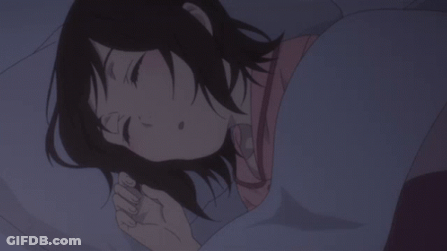 Anime Sleep Kayo Hinazuki GIF