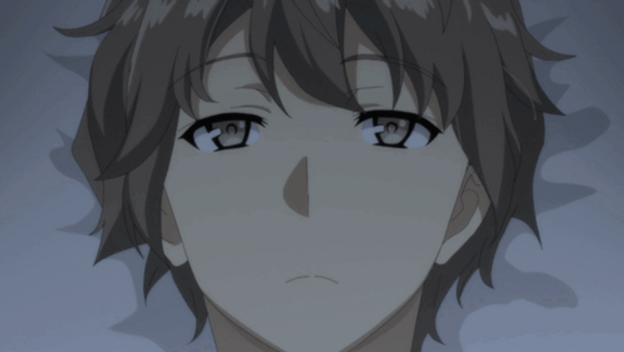 Anime Sleep Mai Sakurajima And Sakuta Azusagawa GIF