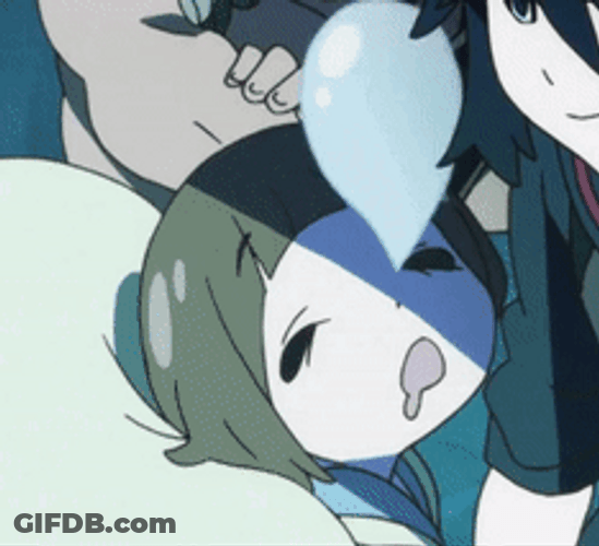 Anime Sleep Mako Mankanshoku GIF