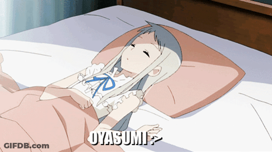 Anime Sleep Meiko Honma GIF