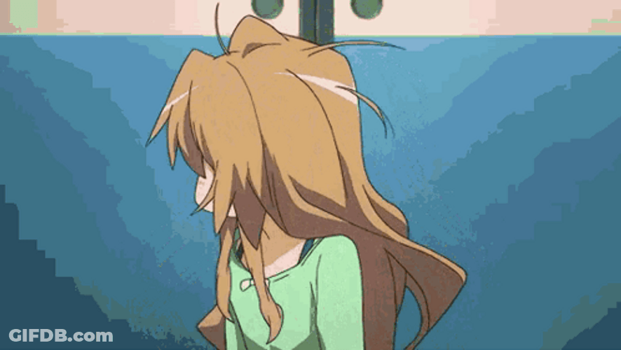 Anime Sleep Taiga Aisaka GIF