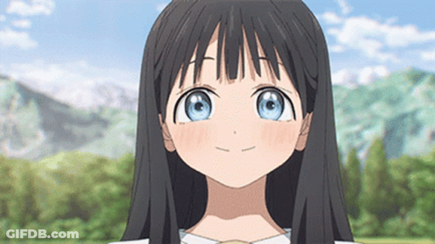 Anime Smile Akebi Sailor Wearing Hat GIF