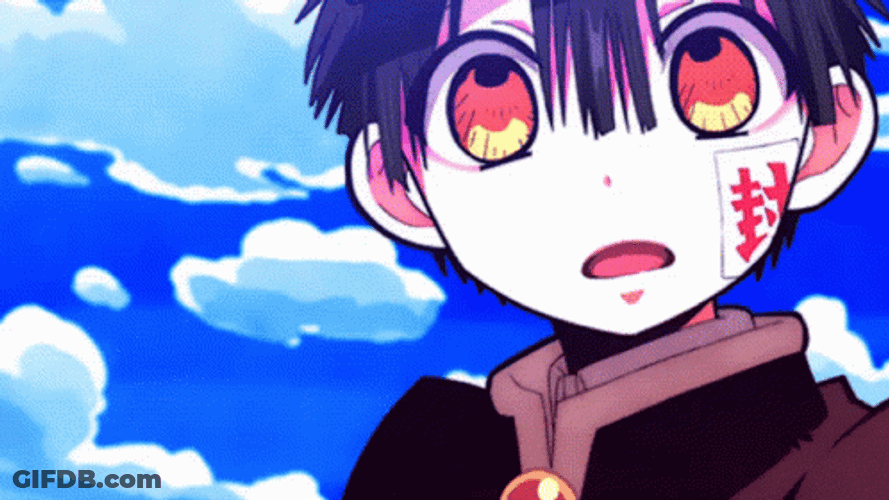 Anime Smile Hanaku Kun Toilet Bound GIF