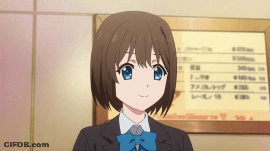 Anime Smile Hiyori Hayama GIF