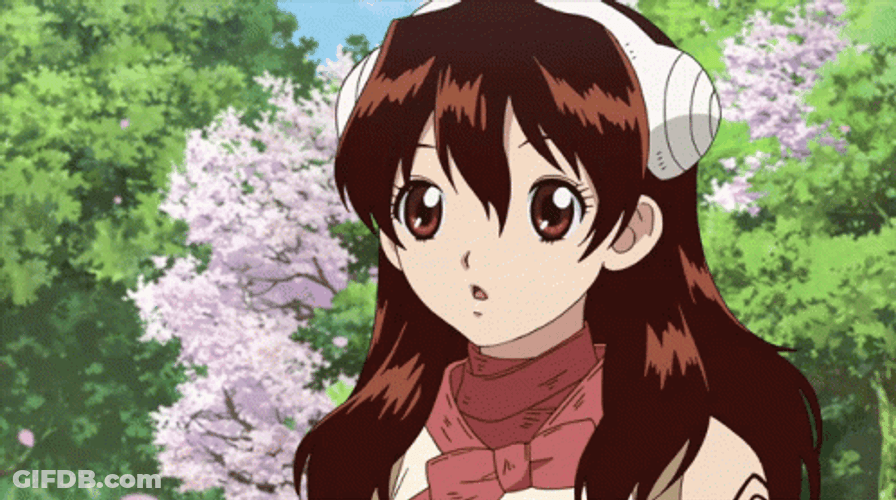 Anime Smile Yuzuriha Ogawa GIF