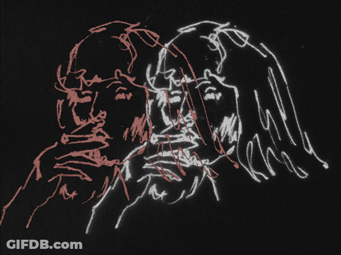 Anime Smoking Abstract Artwork GIF