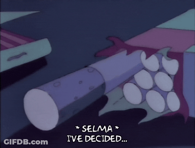 Anime Smoking Cigarette Stick GIF