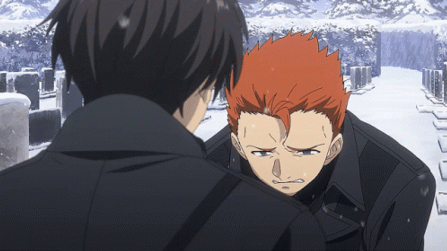 Anime Snow Falling GIF