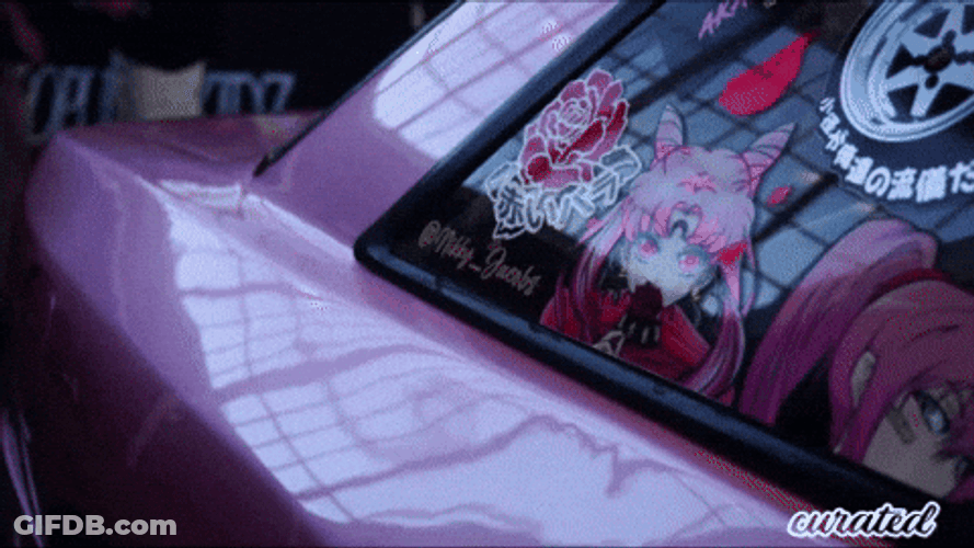 Anime Sticker Supra Mk4 GIF