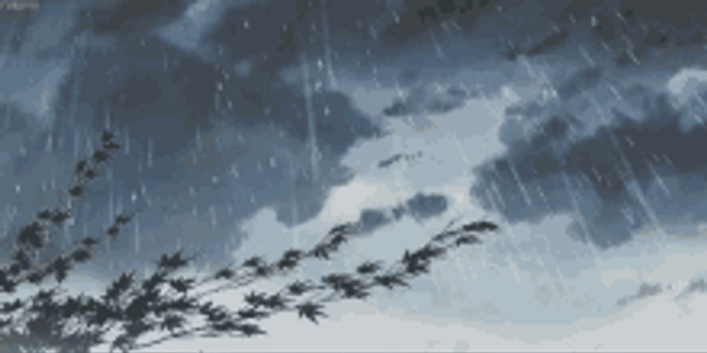 Anime Storm Lightning Surge GIF