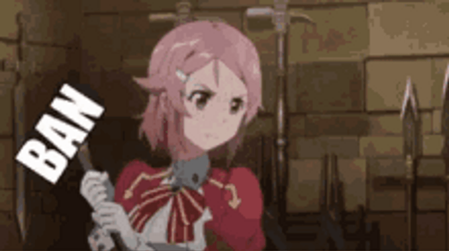 Anime Sword Art Online Rika Shinozaki Ban GIF