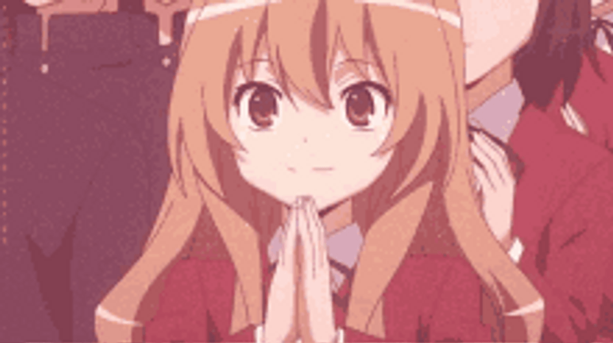 Anime Taiga Aisaka Clapping Hands Round Of Applause GIF