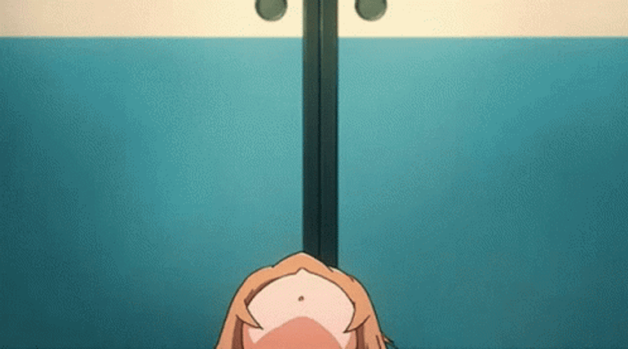Anime Taiga Aisaka Waking Up GIF