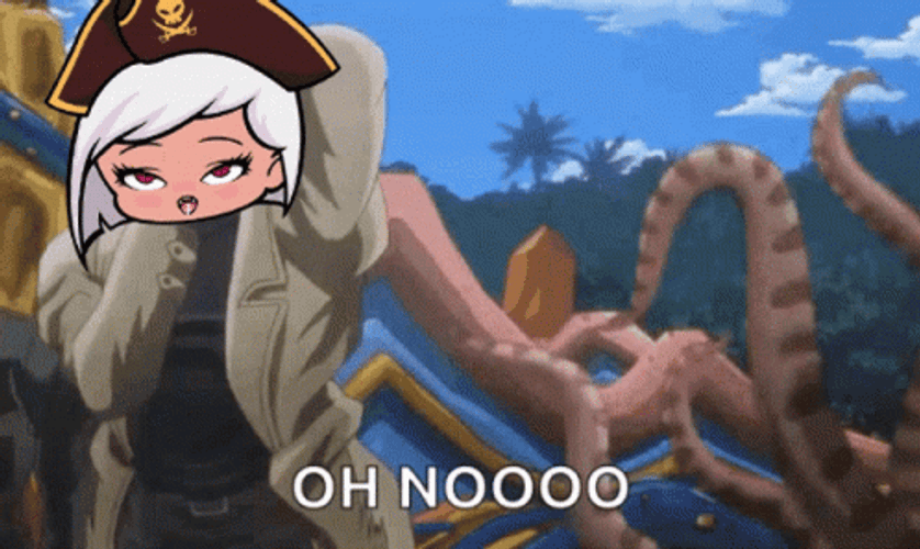Anime Tentacle Girl Oh No GIF