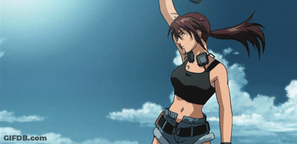 Anime Tough Revy GIF