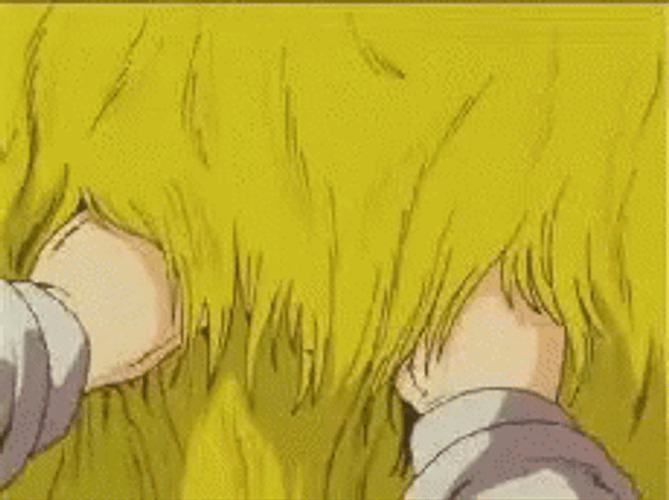 Anime Transition Kenshiro Hiding In A Haystack GIF