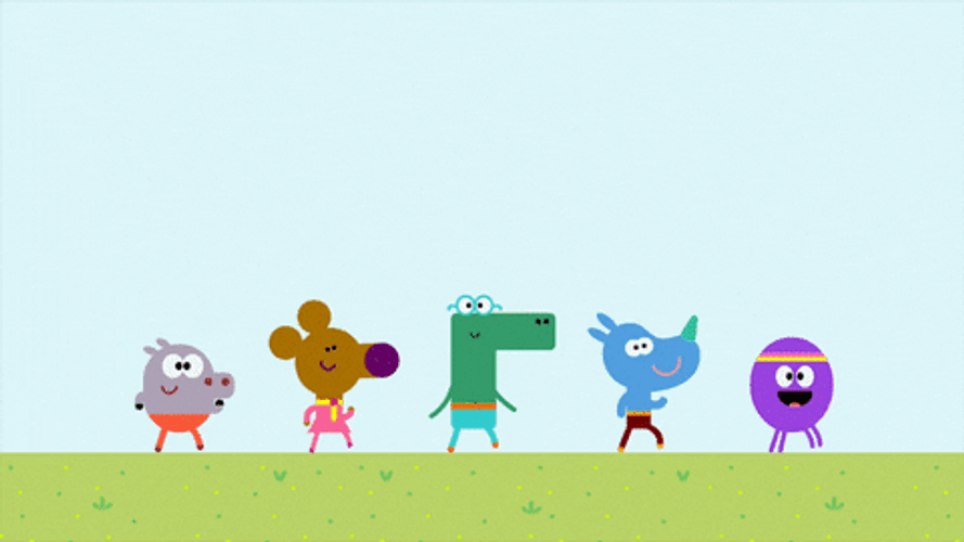 Anime Walking Animal Parade Duggee & The Squirrels GIF