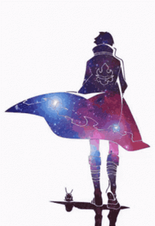 Anime Walking Away Simon Gurren Lagann GIF