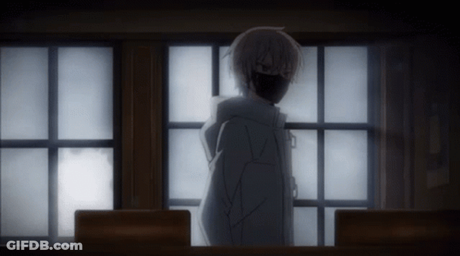 Anime Walking Away Zakuro Oshigiri GIF