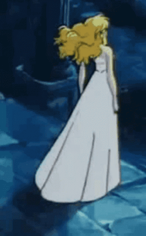 Anime Walking Evil Goddess Eris GIF