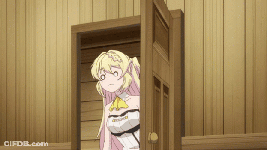 Anime Walking Leaving Azusa Aizawa GIF