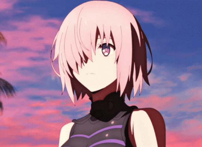 Anime Walking Mash Kyrielight Fate/Grand Order GIF