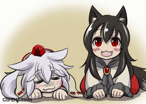 Anime Wolf With Red Eyes GIF