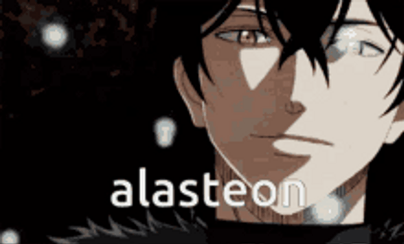 Anime Yuno Grinberryall Black Clover Winter Snow GIF
