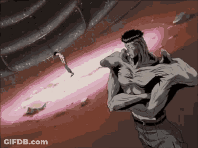 Anime Yusuke Fight With Bakken GIF