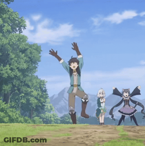Anime Yuuki Happy Wave GIF