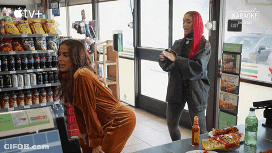 Anitta And Saweetie Funny Twerk GIF
