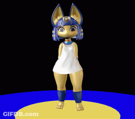 Ankha Gangnam Style Dancing GIF