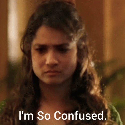 Ankita Lokhande Confused State GIF