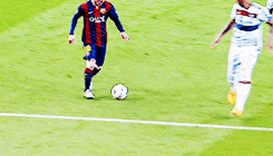Ankle Breakers Lionel Messi And Kevin Boateng GIF
