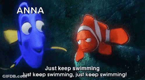 Anna And Dory Talking GIF