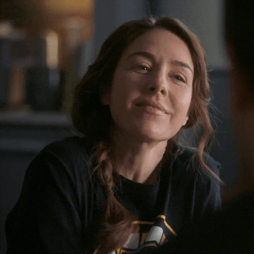 Anna Benoit Demure Flirting Smile GIF